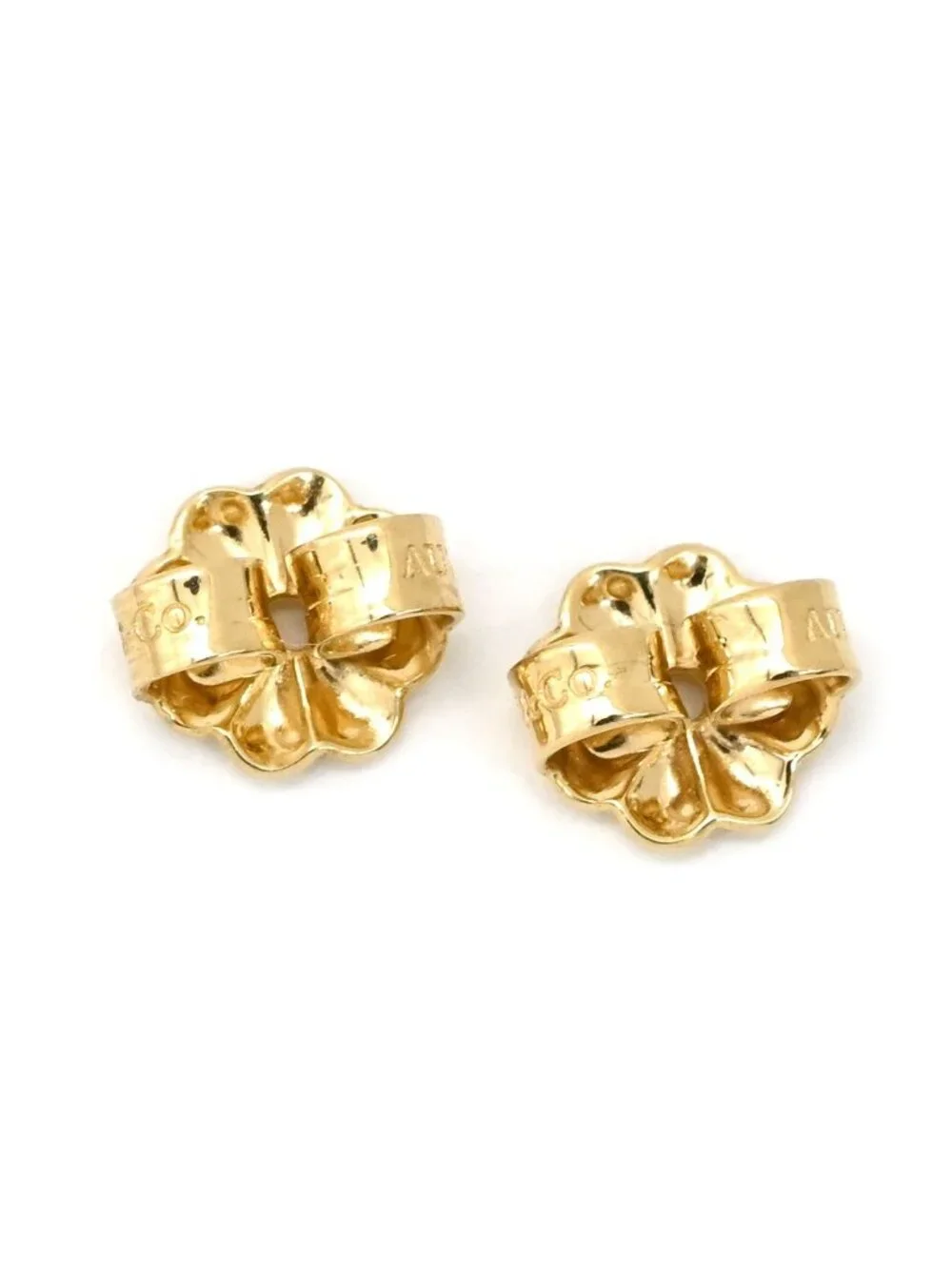 Tiffany & Co Earrings T Smile Mini Diamond Yellow Gold 18k